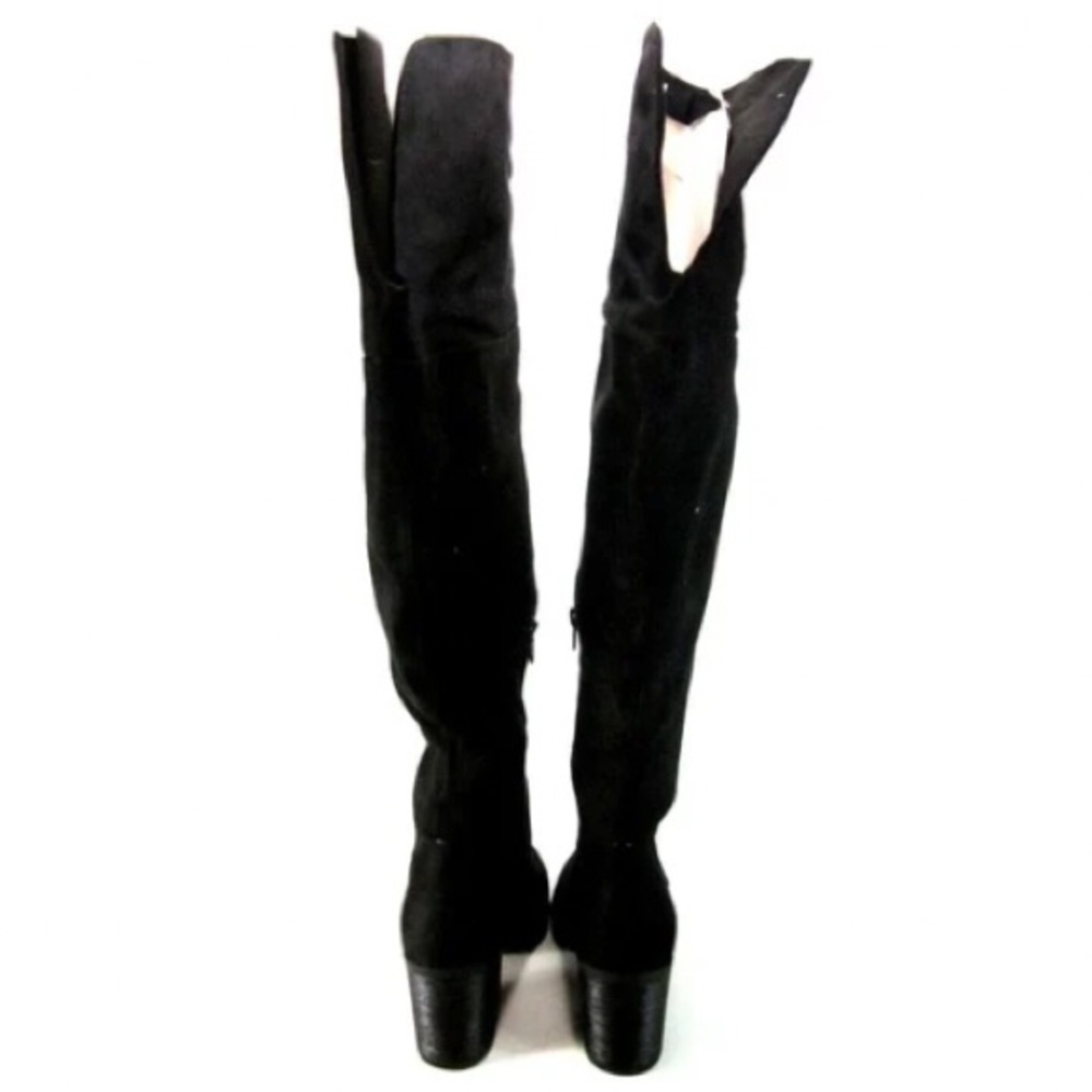 Journee Collection Black Over-the-Knee Boots - Picture 7 of 9